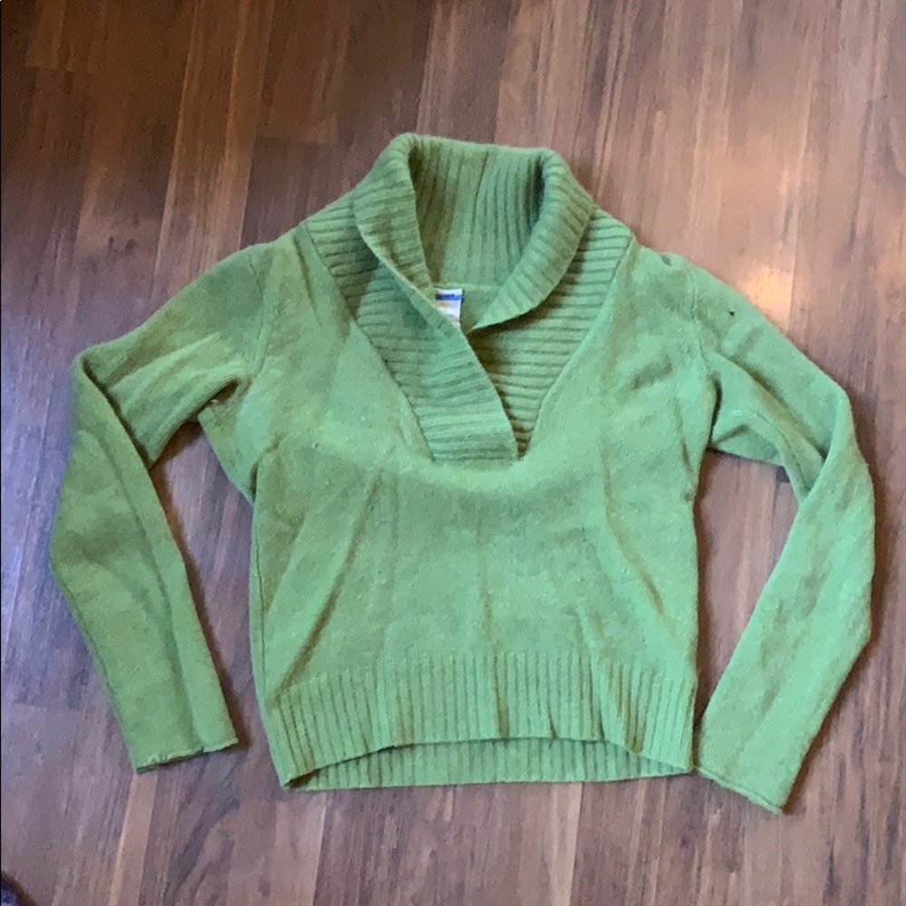 JCrew cashmere crop sweater